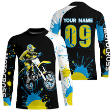 Load image into Gallery viewer, Adult&amp;Kid Custom Motocross Jersey Upf30+ Mens Women Dirt Bike Shirt Off Road Jersey| CTP99