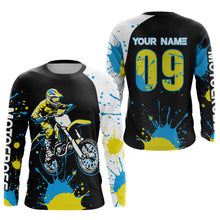 Load image into Gallery viewer, Adult&amp;Kid Custom Motocross Jersey Upf30+ Mens Women Dirt Bike Shirt Off Road Jersey| CTP99