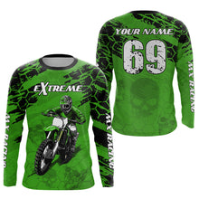 Load image into Gallery viewer, Custom Green Motocross Jersey for Men Women Upf30+ Dirt Bike Shirt Motorcycle Jersey| CTP71