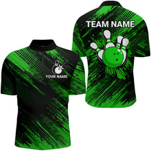Load image into Gallery viewer, Green Bowling Jersey Men And Women Custom Bowling Shirts Unisex Polo Bowling Team Shirt CP17