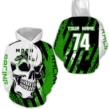 Load image into Gallery viewer, Custom Dirt Bike Hoodie Skull Motocross Hooded Jersey Mens Women Youth Motorcycle Hoodie| CTP41