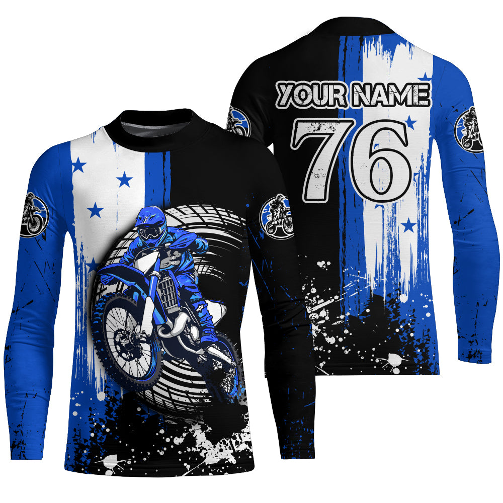 Custom Dirt Bike Jersey Patriotic Motocross Jersey Upf30+ Mens Women Motocross Shirt| CTP17