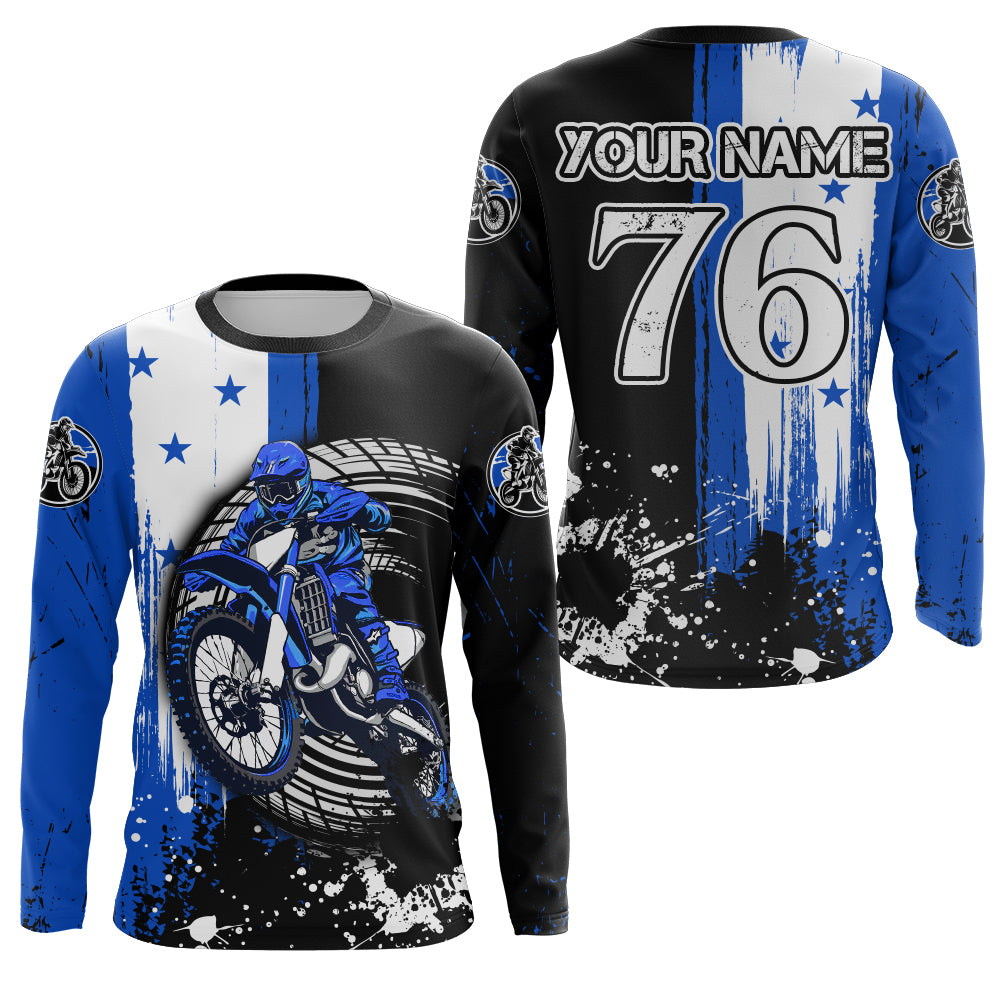 Custom Dirt Bike Jersey Patriotic Motocross Jersey Upf30+ Mens Women Motocross Shirt| CTP17
