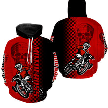 Load image into Gallery viewer, Adult&amp;Kid Custom Motocross Jersey Skull UPF30+ MX Racing Biker Off-road Dirt Bike Racewear| CTP63