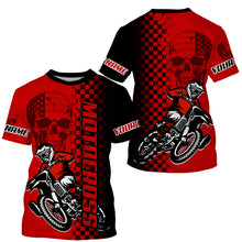 Load image into Gallery viewer, Adult&amp;Kid Custom Motocross Jersey Skull UPF30+ MX Racing Biker Off-road Dirt Bike Racewear| CTP63