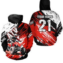 Load image into Gallery viewer, Red Atv Motocross Hoodie Custom Off-Road Quad Bike Hoodies For Men Women Kid Youth NHN006