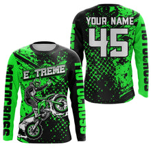 Load image into Gallery viewer, Custom Dirt Bike Jersey Exxtreme Motocross Jersey Upf30+ Mens Women Racing Shirt| CTP23