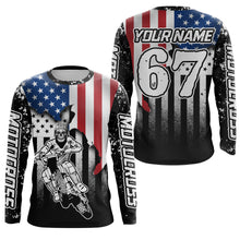 Load image into Gallery viewer, Adult&amp;Kid Skull Custom Motocross Jersey Upf30+ Dirt Bike Jersey Mens Women Motocross Shirt| CTP52