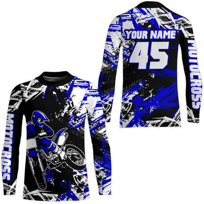 Custom Motocross Jersey Red Dirt Bike Clothes Upf30+ Mens Women Motorcycle Jersey| CTP15