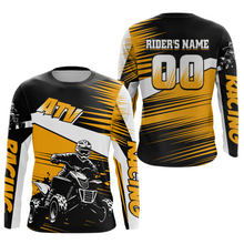 Load image into Gallery viewer, Custom Orange ATV Motocross Jersey for Adult Kids Youth Quad Dirt Bike Racing Shirt For Men Women NHN001