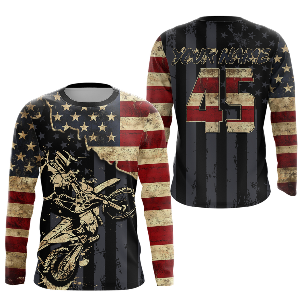 Adult & Kid Custom Motocross Jersey Dirt Bike Shirt Motorcycle Jersey Team Shirt MX Jersey| CTP104