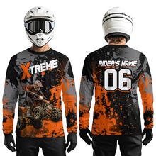 Load image into Gallery viewer, Custom Atv Motocross Shirt Orange UPF30+ Extreme Quad Bike Off-Road Jersey Men Kid Mx Riding Shirts NHN010
