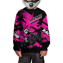 Load image into Gallery viewer, Custom Pink Quad Bike Jersey Motocross Shirt for Men Women Youth ATV Extreme Off-Road UPF30+ NHN012