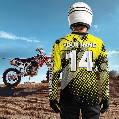 Yellow Eagle Motocross Jersey Dirt Bike Jersey Men Kid Women Motorcycle Riding Shirt XM363