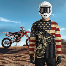 Load image into Gallery viewer, Adult &amp; Kid Custom Motocross Jersey Dirt Bike Shirt Motorcycle Jersey Team Shirt MX Jersey| CTP104