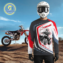 Load image into Gallery viewer, Red ATV Riding Jersey Custom Quad Bike Jersey for Men Kid Women ATV Racing Shirt MX106