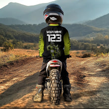 Load image into Gallery viewer, Lime Green Motocross Jersey Men Kid Women Custom Racing Dirt Bike Racing Shirt XM339