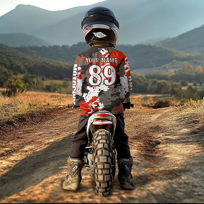 Camo ATV Racing Jersey Custom ATV Riding Shirt Quad Bike ATV Jersey for Kid Adult MX115