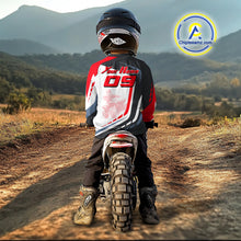 Load image into Gallery viewer, Red ATV Riding Jersey Custom Quad Bike Jersey for Men Kid Women ATV Racing Shirt MX106