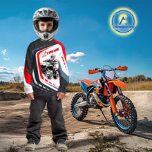 Load image into Gallery viewer, Red ATV Riding Jersey Custom Quad Bike Jersey for Men Kid Women ATV Racing Shirt MX106