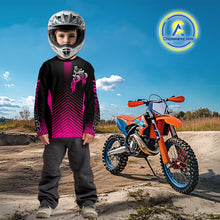 Load image into Gallery viewer, Pink ATV Riding Jersey Custom Quad Bike Jersey for Men Kid Women  ATV Racing Shirt MX105