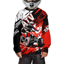 Load image into Gallery viewer, Red Atv Motocross Jersey Custom Off-Road Quad Bike Shirt For Men Women Kid Youth Mx Dirt Bike NHN006