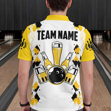 Load image into Gallery viewer, Personalized Beer Bowling Team Jerseys Unisex Polo Bowling Shirt for Men Women QZT542