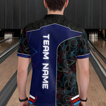 Load image into Gallery viewer, Bowling Jersey for Men Personalized Bowling Gifts for Men Bowling Team Shirts with Name Polo &amp; 1/4 Zip HNT29