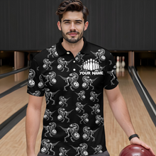 Load image into Gallery viewer, Custom Sauropod Bowling Shirt for Men And Women Quarter-Zip Bowling League Bowling Outfit QZT633