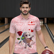 Load image into Gallery viewer, Custom Bowling Shirt for Couples Polo Ladies Bowling Shirts Sympathy Shirt for Men Women QZT610