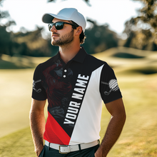 Load image into Gallery viewer, Custom Red Golf Polo Shirts for Men and Women&#39;s Matching Golf Shirts for Golfer MMG57