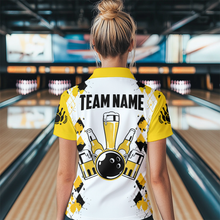 Load image into Gallery viewer, Personalized Beer Bowling Team Jerseys Unisex Polo Bowling Shirt for Men Women QZT542