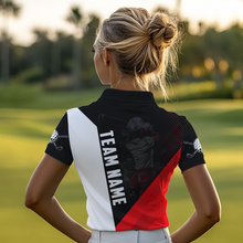 Load image into Gallery viewer, Custom Red Golf Polo Shirts for Men and Women&#39;s Matching Golf Shirts for Golfer MMG57