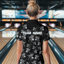 Load image into Gallery viewer, Custom Sauropod Bowling Shirt for Men And Women Quarter-Zip Bowling League Bowling Outfit QZT633