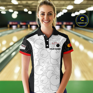 Custom Red Dragon Bowling Shirts for Men Women Team Bowling Polo & Quarter Zip MBL86