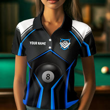 Load image into Gallery viewer, Billiard Jersey 8 Ball Pool Women Custom Billiard Shirt for Women Billiard Team Jersey Polo &amp; 1/4 Zip NNT33