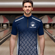 Load image into Gallery viewer, Custom Bowling League Shirts For Men with Name , Personalized Bowling Team Jerseys HNT35