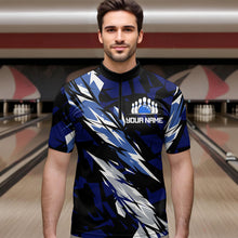 Load image into Gallery viewer, Custom Bowling League Shirts For Men with Name Bowling Team Jerseys Polo &amp; Quarter- Zip HNT37