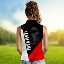 Load image into Gallery viewer, Custom Red Golf Polo Shirts for Men and Women&#39;s Matching Golf Shirts for Golfer MMG57