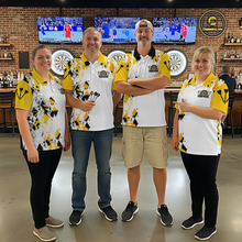 Load image into Gallery viewer, Custom Funny Beer Dart Shirt Argyle Dart Team Jersey for Women Dartboard Polo &amp; Quarter-Zip Shirts DHT14