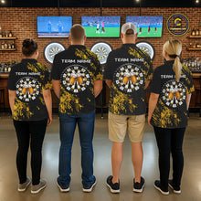 Load image into Gallery viewer, Personalized Funny Beer Cheer And Play Darts Polo &amp; 1/4-Zip Shirt For Men Beers Dart Team Jerseys NYN2946