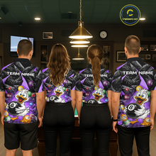 Load image into Gallery viewer, Custom Purple Funny Duck 8 Ball Pool Shirts Billiard Shirt for Women Billiard Team Jersey League NNT172