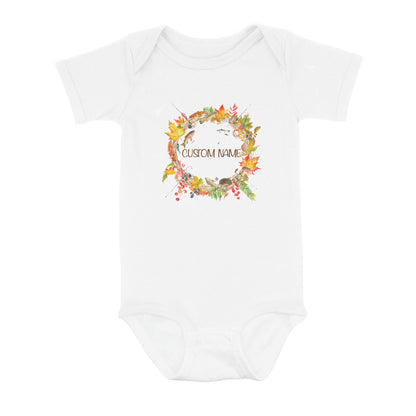 Custom Fall Fishing Infant Fishing Shirts, Fall Fishing Baby Onesie Thanksgiving Newborn IPHW7145