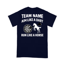 Load image into Gallery viewer, Darts And Horse On Shirt, Custom Darts Team Shirt For Men-Women, Darts For Gift NYN0130