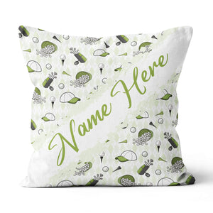 Customized Golf Pattern, Personalized Golf Decorative Pillows YYD0001