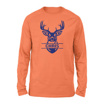 Load image into Gallery viewer, Deer hunting Deer Head custom name T-shirt, Hoodie, Long sleeve - FSD1209