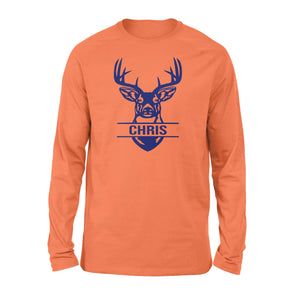 Deer hunting Deer Head custom name T-shirt, Hoodie, Long sleeve - FSD1209