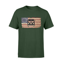Load image into Gallery viewer, Campervan American flag shirt, camping shirt- 3DQ38