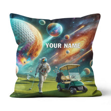 Load image into Gallery viewer, Golf Equipments In Space Custom Golf Pillow Personalized Golfing Gifts LDT1158