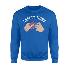 Load image into Gallery viewer, Safety third oversize Standard Crew Neck Sweatshirt